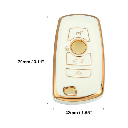 Key Fob Remote Control for BMW 1 3 4 5 6 7 Series X3 TPU Keychain (2004-2023)