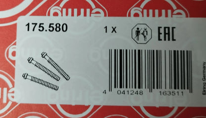 ELRING 2.4 CYLINDER HEAD BOLTS for DEFENDER TRANSIT MK6 CONVOY TX4 2.4 TDi TDci