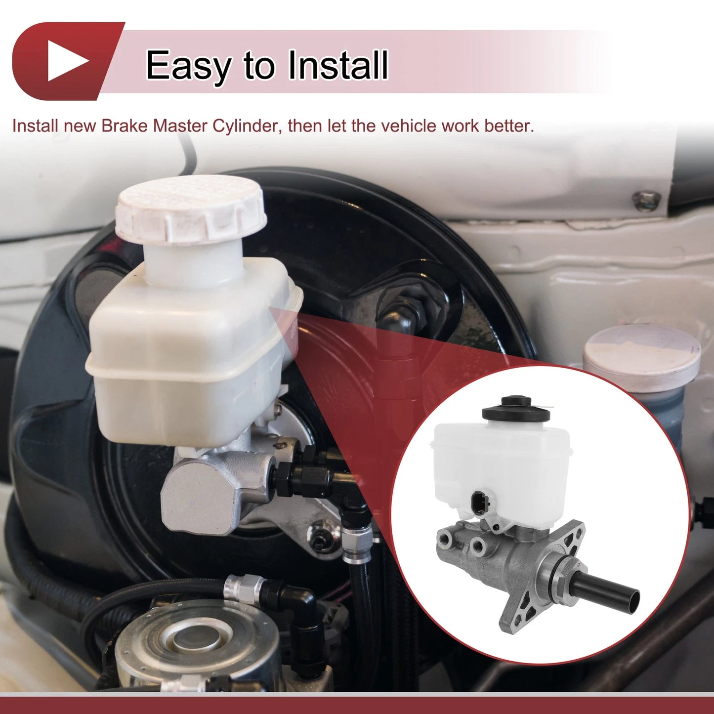Brake Master Cylinder with Reservoir for Toyota Land Cruiser Prado (2003-2009)
