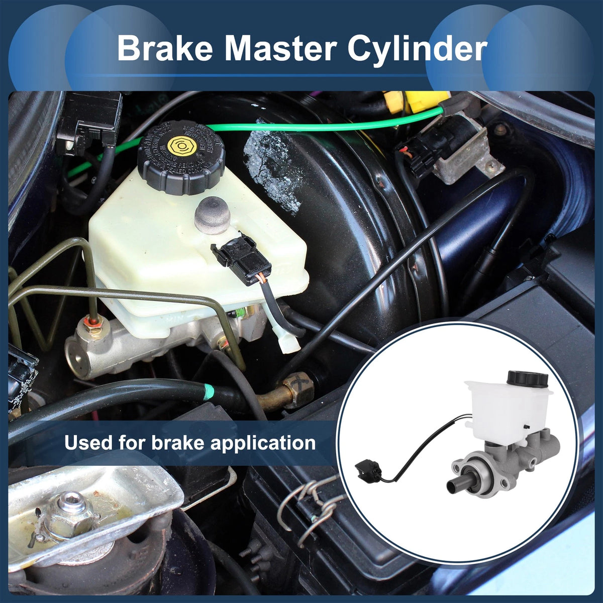 Brake Master Cylinder with Reservoir for Mazda Protege (1995-1996)