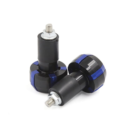 End Cap / 2 x Slider Handle Bar Hand Grip for Motorcycle