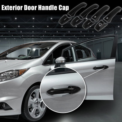 4pcs Door Trim Covers Handle for Jeep/Dodge/Chrysler Glossy Black