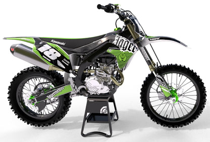 Custom Graphics Kit Jag Style for Kawasaki KLX 110 (2011-2026)