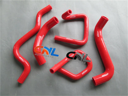 RED Silicone Radiator Hose Kit for Ford Falcon BA BF XR6 (2002-2008)