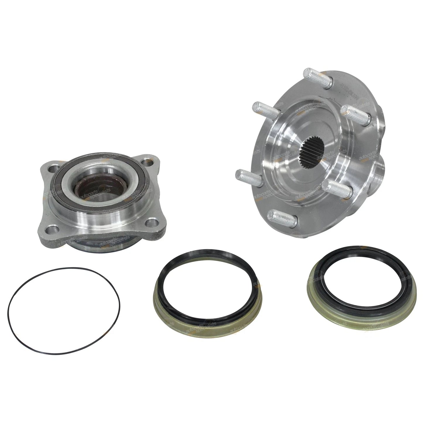 Front Wheel Bearing + Stud Axle Hub for Hilux GGN25 KUN26 TGN26 (2005–2016)