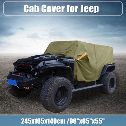 Car Cover for Jeep Wrangler JK JL Hardtop 2 x Door (2007-2021) - Green