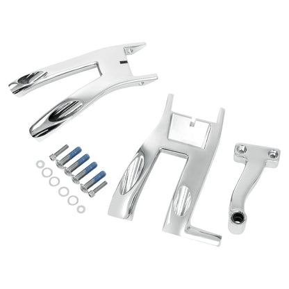 Chrome Rider Floorboard Footboards Bracket for Harley Softail Deluxe (2018-25)