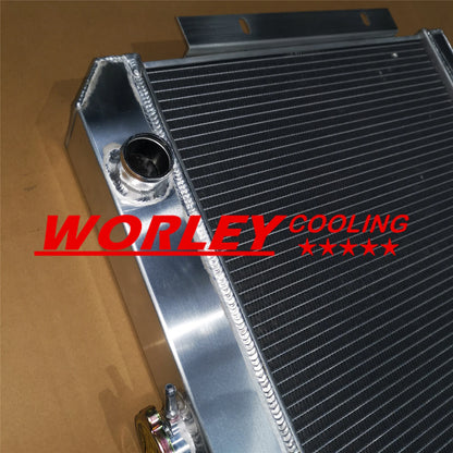 44mm Aluminum Radiator for Jeep CJ5/CJ6/CJ7 3.8L-5.0L (1970-1986)
