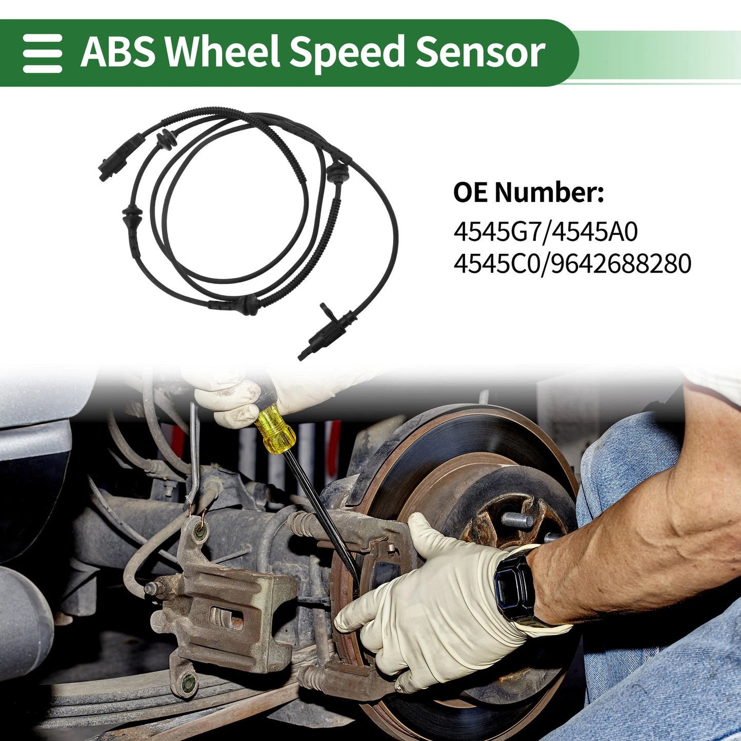ABS Wheel Speed Sensor for PEUGEOT 407 (2004-2011)