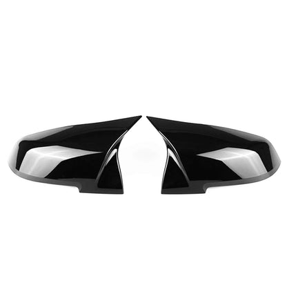 Gloss Black Rear Side Mirror Cover for BMW F20 F21 F22 F30 (2011-2019)