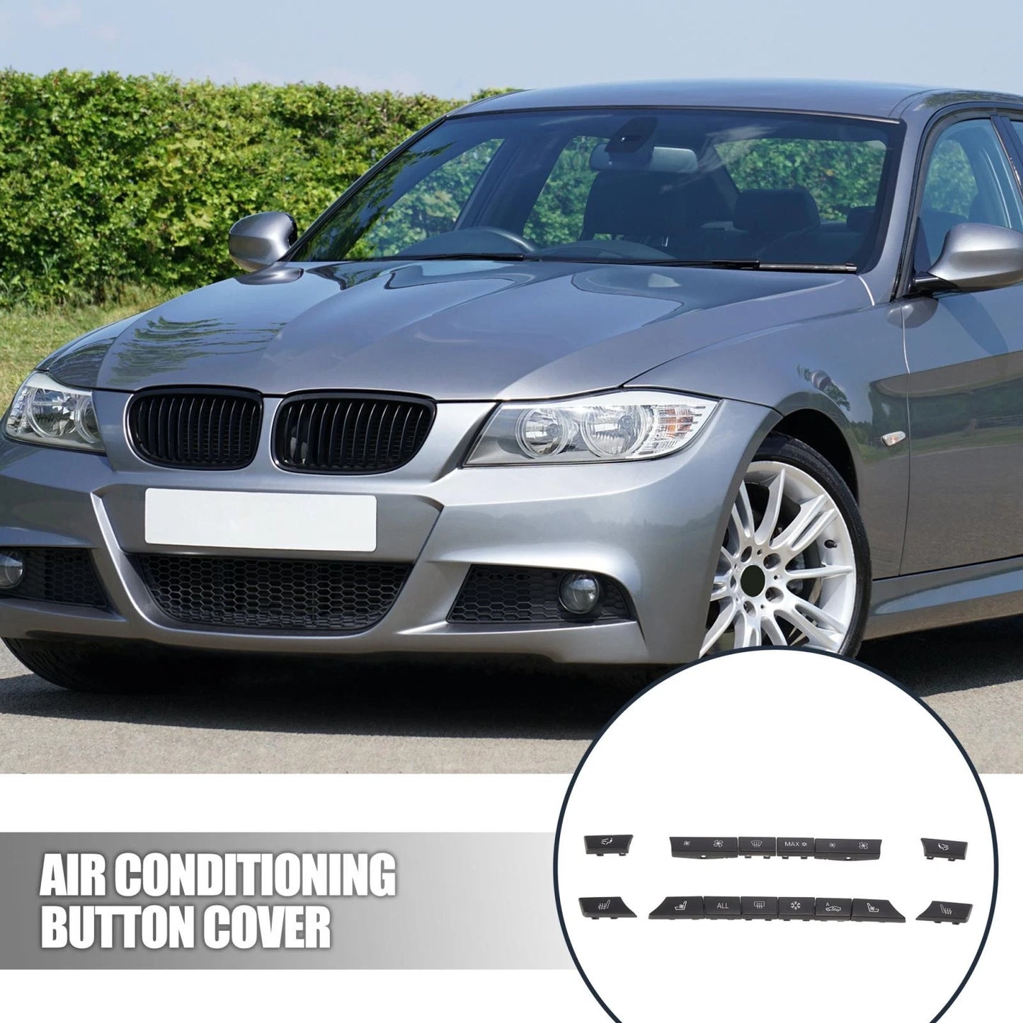 Air Conditioning Control Switch Button Cover for BMW 535i 528i 520i 550i (2008-2016)