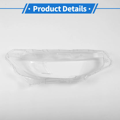 Car Front Left Headlight Lens Cover for Honda Civic (2016-2018)