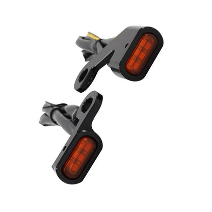 2 x Front Turn Signal Lights for Harley Touring & Softail (2009-2017)