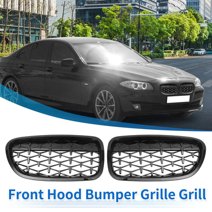 Front Hood Bumper Grille for BMW 528i 535i 550i xDrive (2011-2016)
