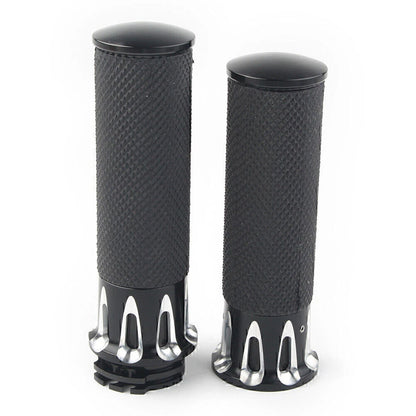 1'' Handle Bar Hand Grip for Harley Touring, Street Glide, Softail, Dyna