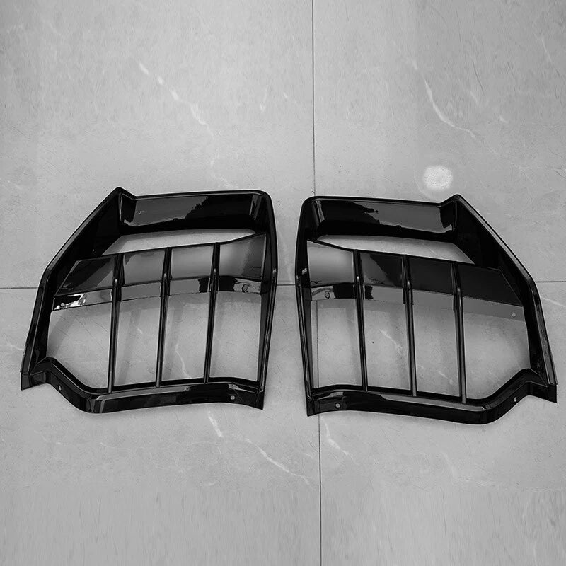 Glossy Black Rear Bumper Fin Diffuser for Corvette C8 Z51 Stingray (2020-2025)