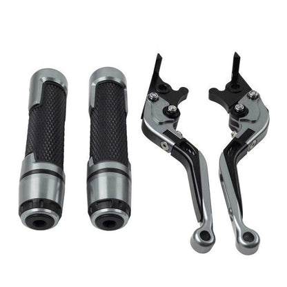 Folding Titanium Brake Clutch Lever Grip Set for Yamaha FJR XJR 1300 (2001-2018)