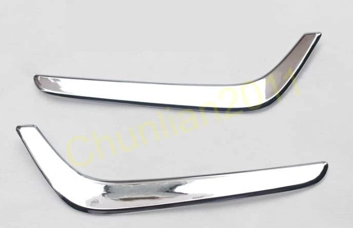 Chrome Front & Rear Tail Fog Light Cover Trim for Honda CR-V (2017-2019)