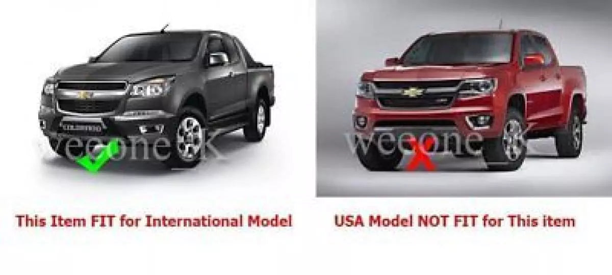 Chrome Fog Light Covers for Chevrolet/Holden Colorado (2012-2015)