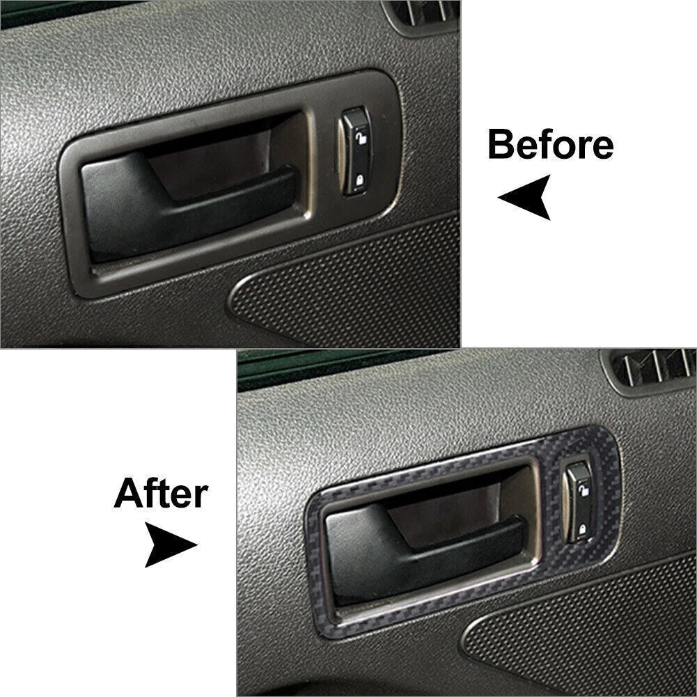 Interior Door Handle Bowl Trim Covers for Ford Mustang (2009-2013)