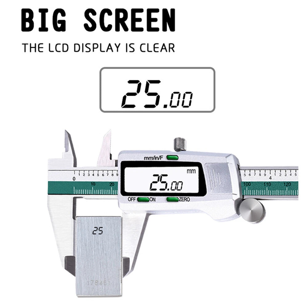 150mm Stainless Steel Digital Vernier Caliper Gauge for Precision Measurement