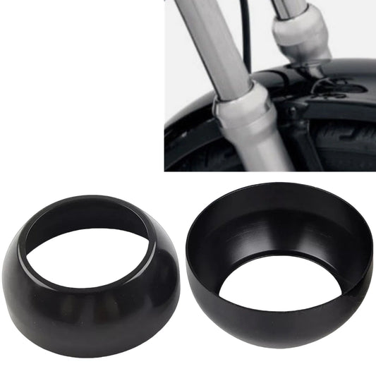 2 x Front Fork Boot Cap Covers 39mm for Harley Sportster Dyna FXR (2004-2023)