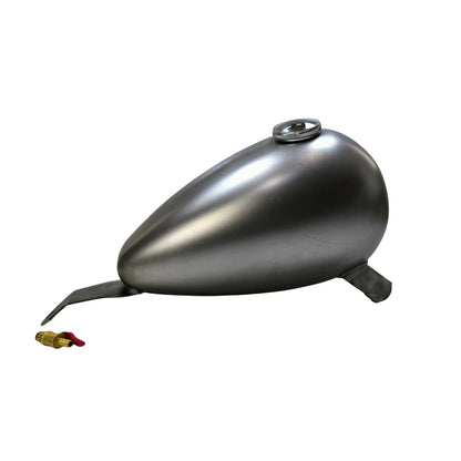 8L Silver Fuel Tank for KAWASAKI VULCAN 400 800 (1995-2003)