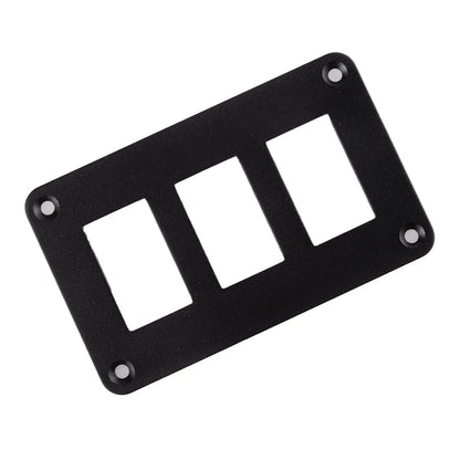 3 Gang Rocker Switch Dash Mount Holder Panel for Universal Use