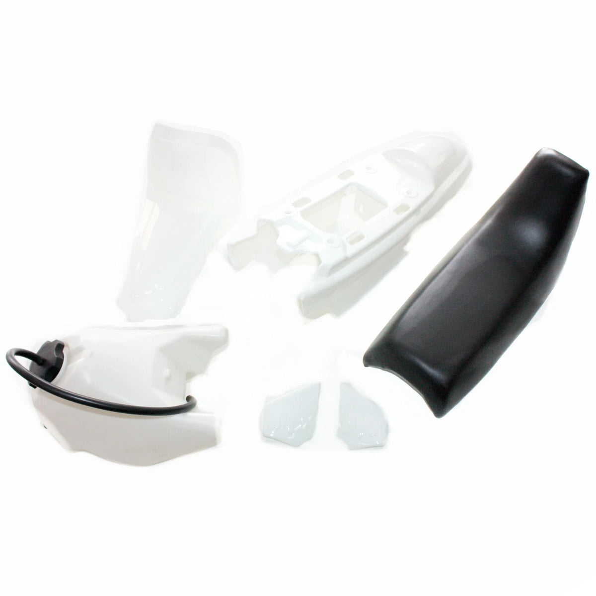 White Plastic Fender Fairing Seat Fuel Tank for Yamaha Peewee PW50 PY50