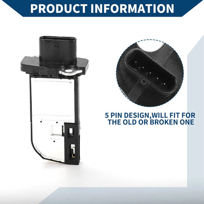 1 Pcs Mass Air Flow Sensor Meter for Porsche Panamera 3.0D Black