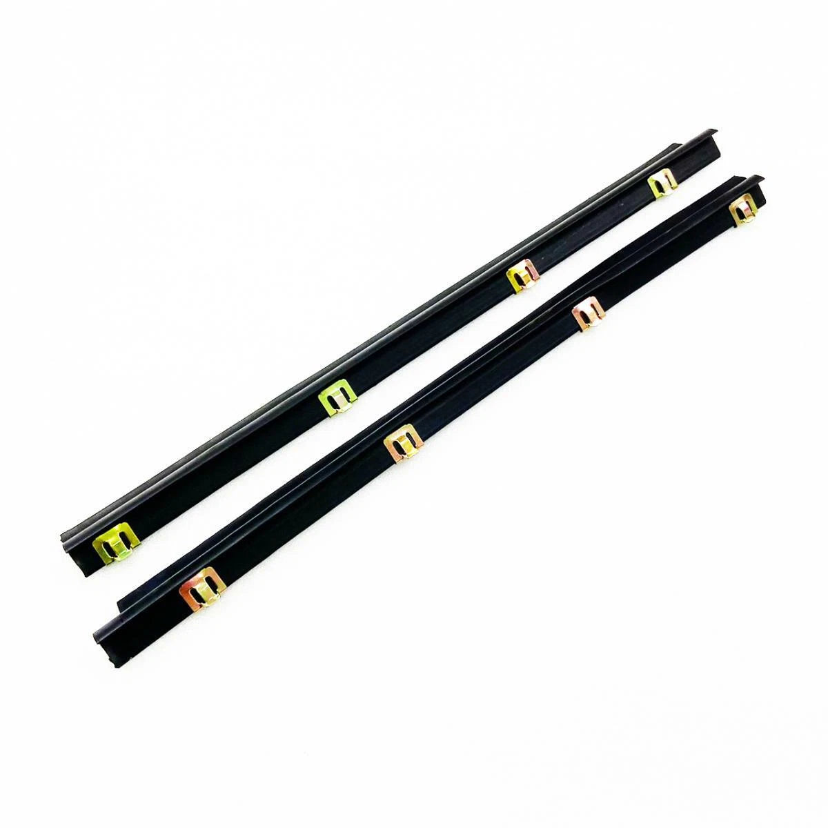4x Outer Weatherstrip Door Belt Rubber Fits Toyota Corolla KE30 4D Sedan 1974-79