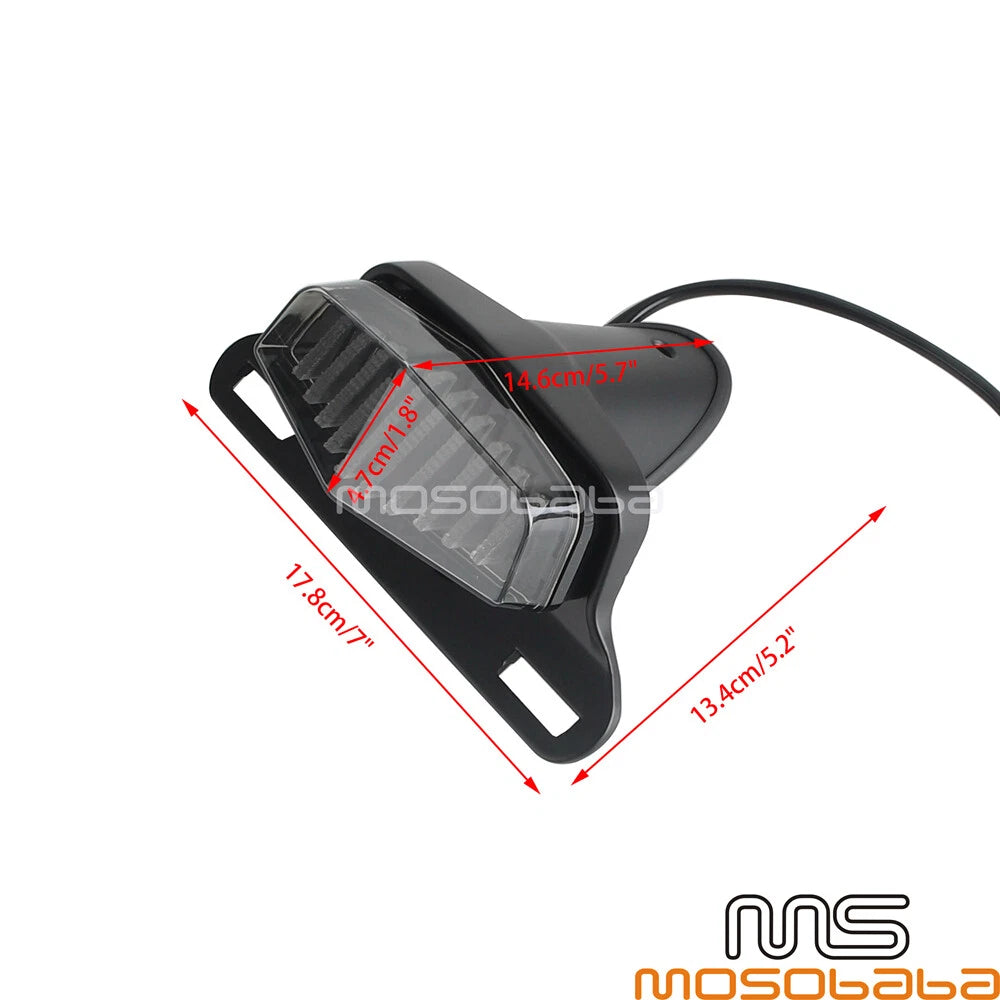 LED Brake Tail Turn Signal Lights for Harley Dyna FLD FXDC (2012-2017)