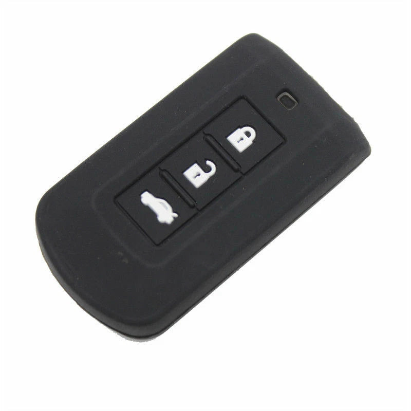 Black Silicone Key Cover Shell fit for MITSUBISHI Lancer Grandis Remote Key
