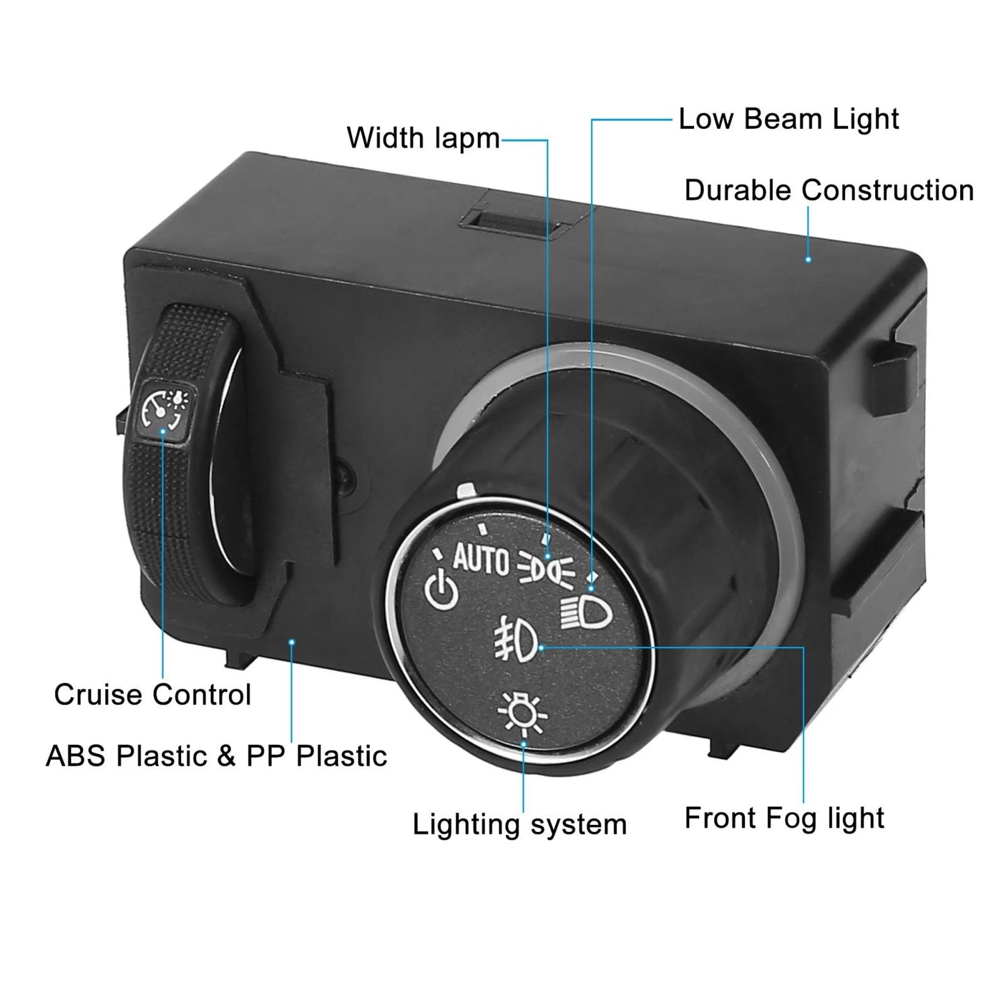Headlight Switch & Fog Lamp Main Light Switch for Chevrolet Tahoe (2014-2019)