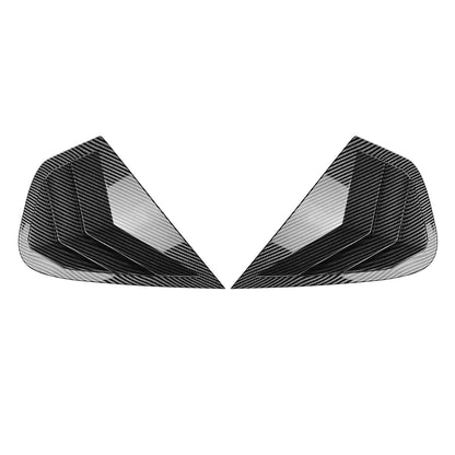 2 x Carbon Look Rear Side Window Louvers for BMW X6 E71 E72 (2008-2014)