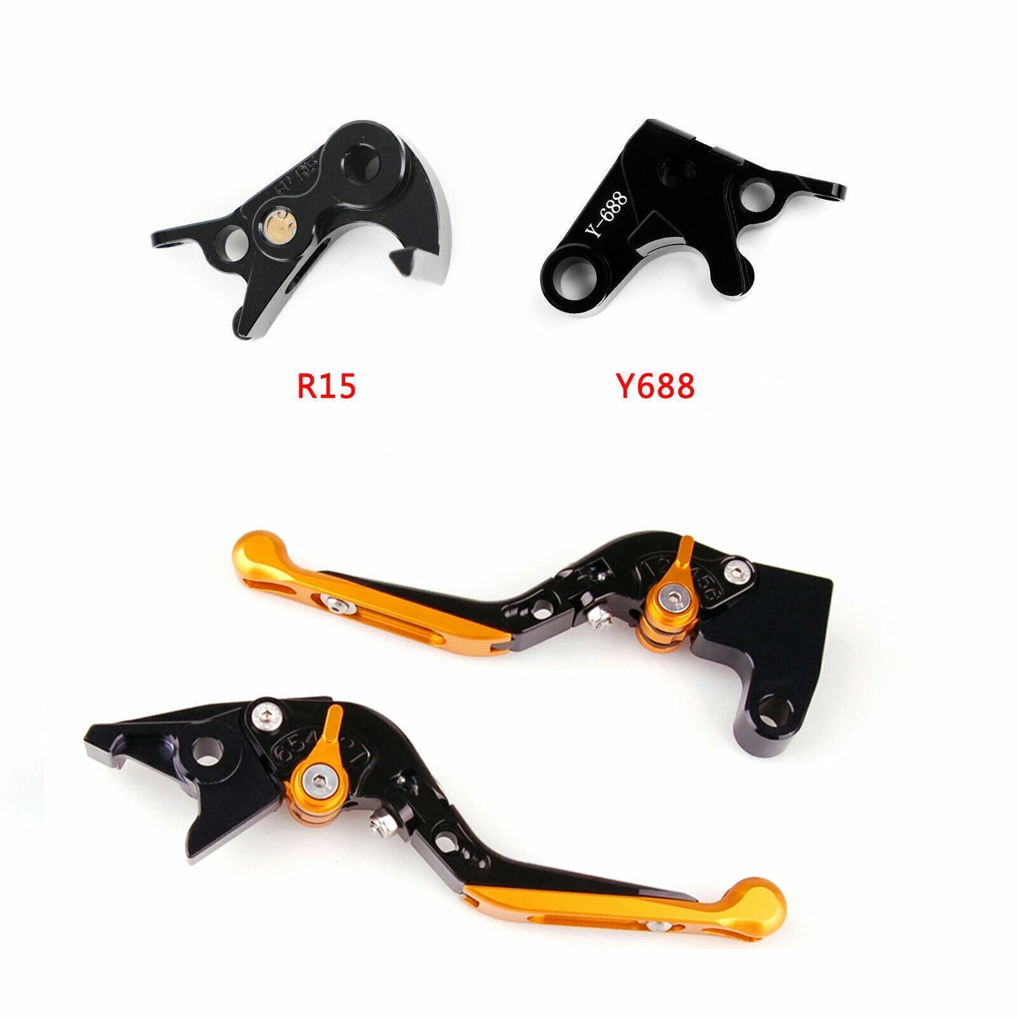 Adjustable Brake Clutch Lever for Yamaha YZF R1/R1M/R1S/R6 (2015-2021)