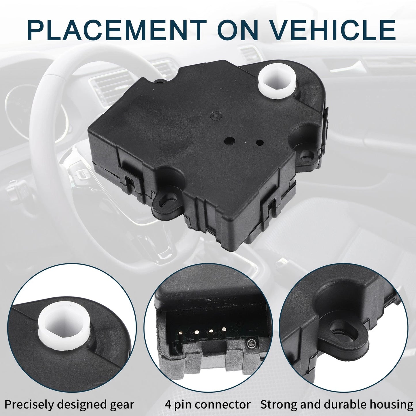 HVAC Heater Blend Door Actuator for Chevrolet Corsica (1987-1990)