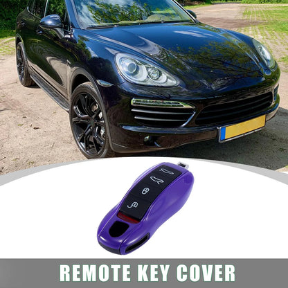 Purple Car Remote Key Cover Fob Case Shell for Porsche Cayenne Panamera