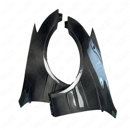 Real Carbon Fiber Front Vented Fenders Wings for Infiniti G35 Coupe 2003-2007