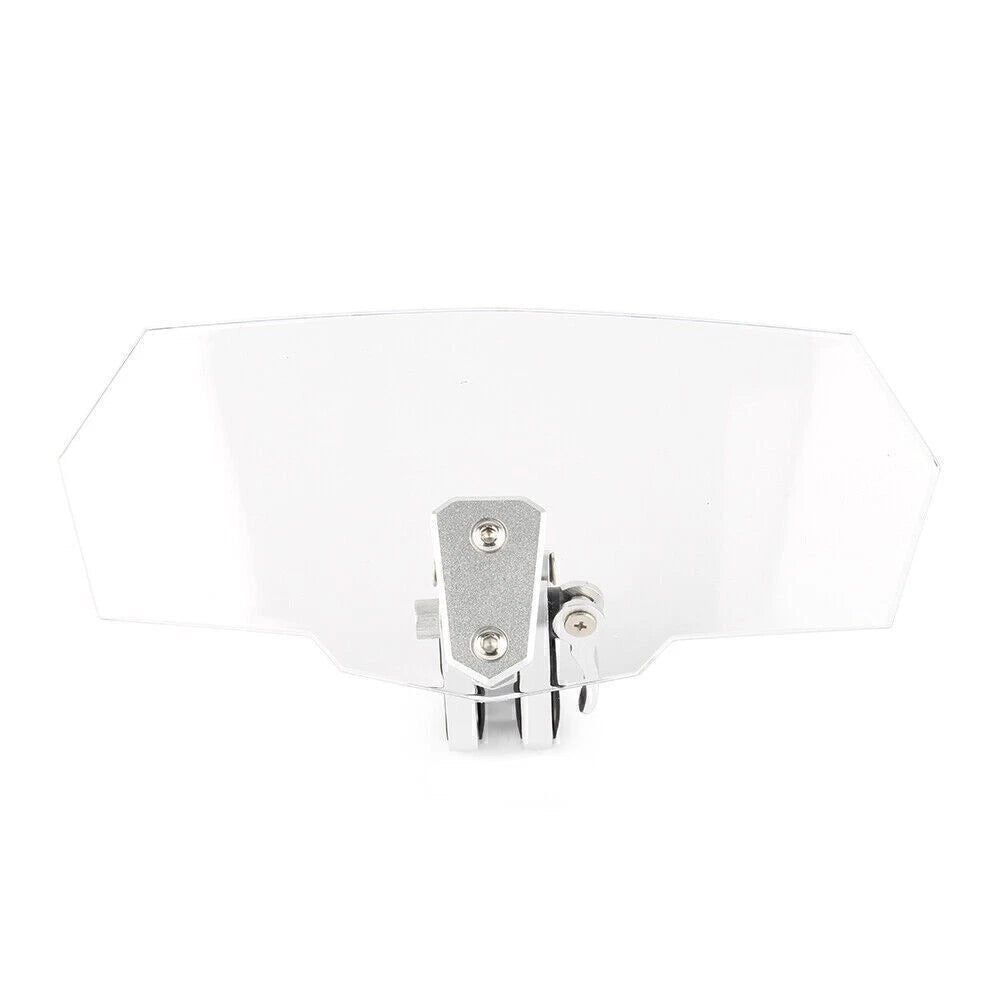 Adjustable Clip-On Windshield Windproof for Universal Motor - Clear