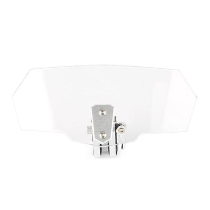 Adjustable Clip-On Windshield Windproof for Universal Motor - Clear
