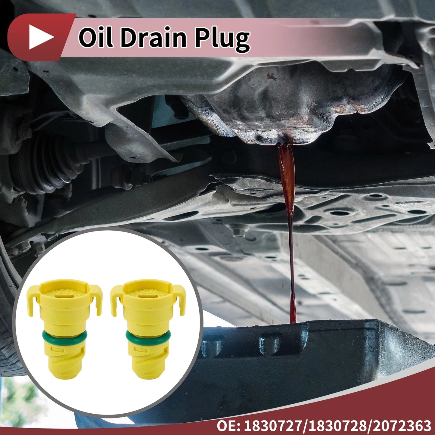 Oil Drain Plug Set for Ford Tourneo Courier Transit Connect (2013)