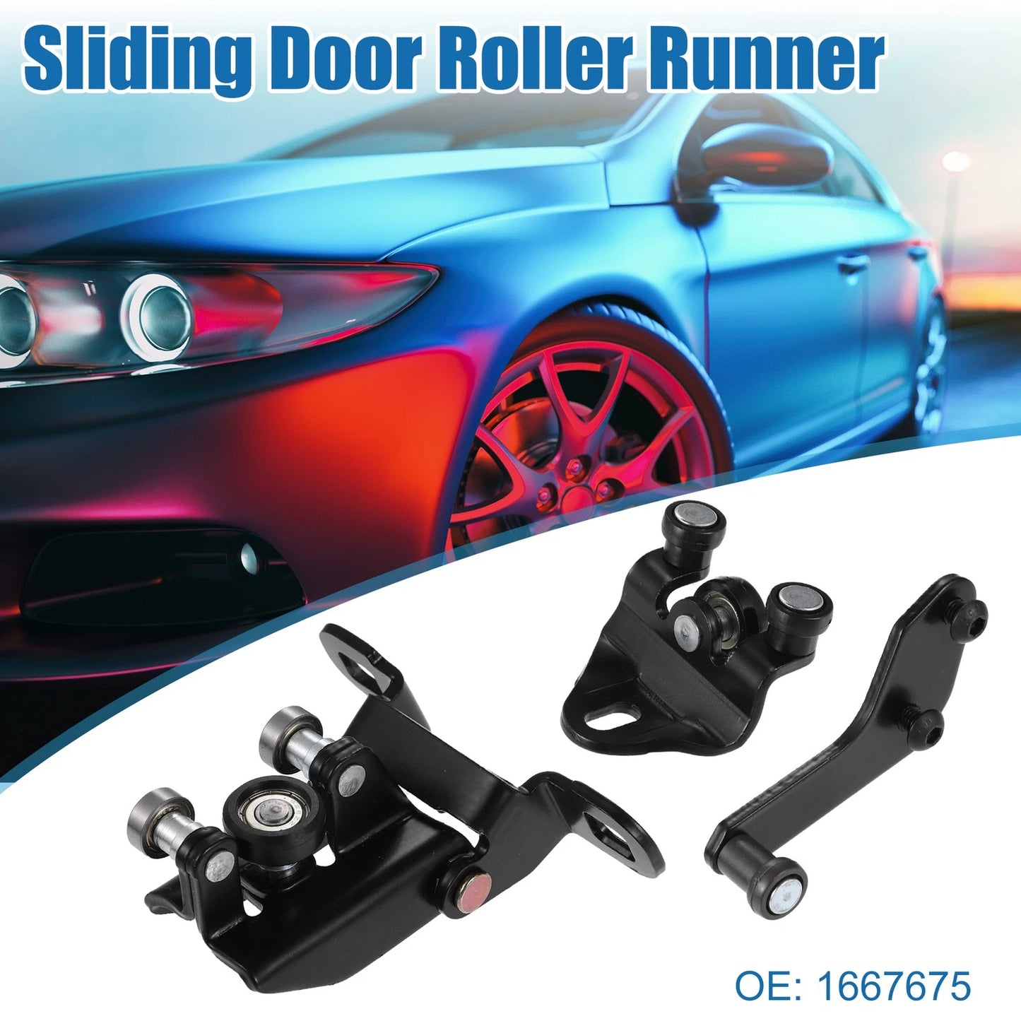 Sliding Door Roller Set for Ford (No.1667675) - Fits Various Models