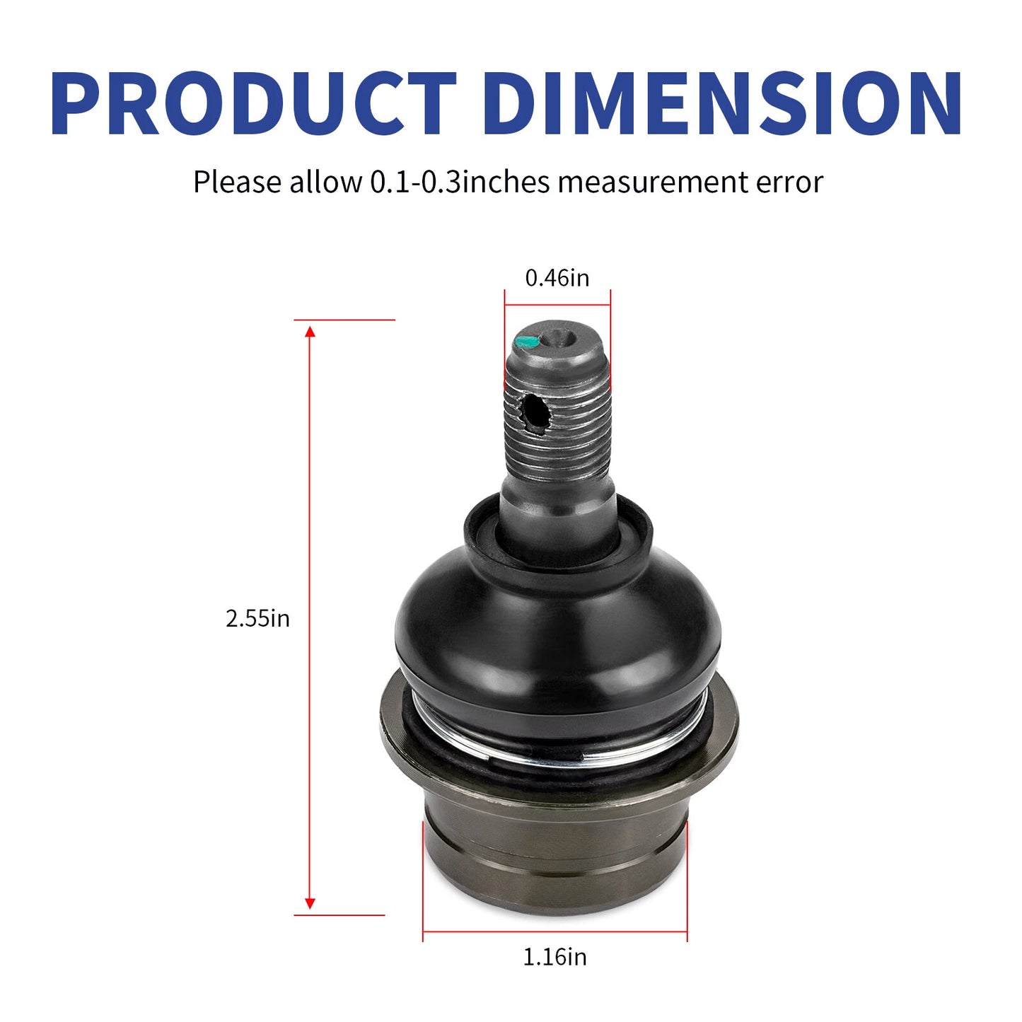 Front Upper Lower Ball Joint for Suzuki KingQuad 450 AXi 4x4 2007-2010