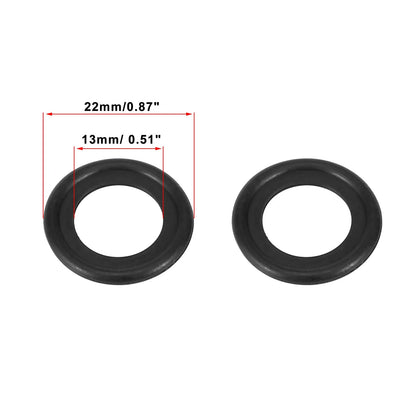 25 x M14 Oil Drain Plug Gasket Washers for Ford Focus (2000-2004)
