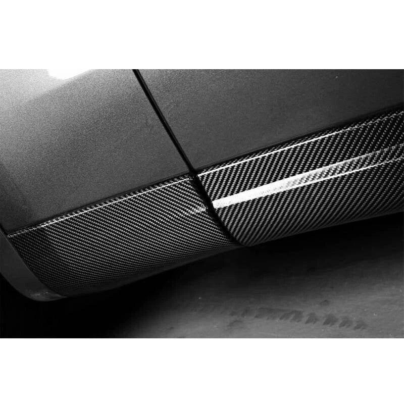 Carbon Fiber Door Side Skirt Body Guard Molding Trim for Maserati Levante 18-22