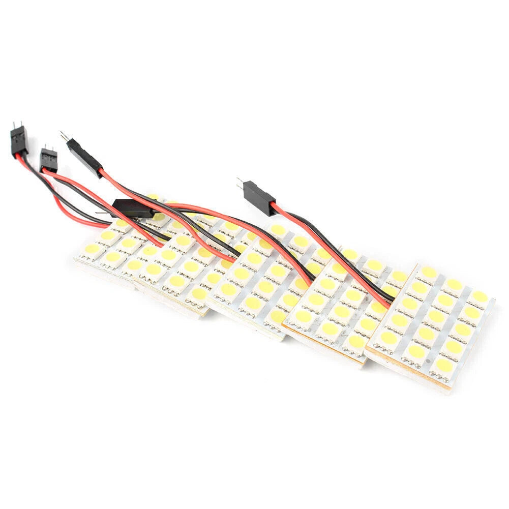 5 x 5050 15SMD Xenon White LED Interior Light Bulbs for Make & Model