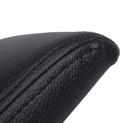 Leather Center Console Lid Armrest Cover for 1999-2004 BMW E46 3 Series Black