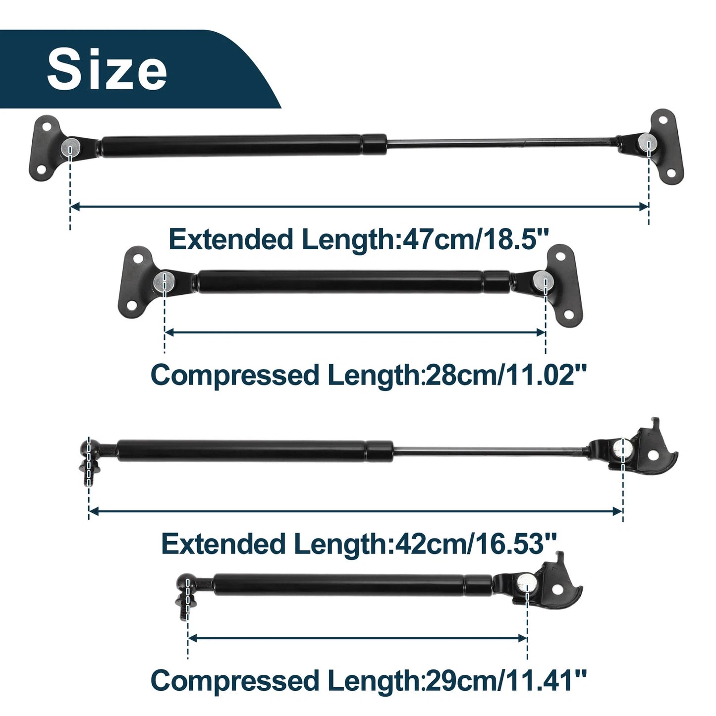 Bonnet & Hatch Lift Supports for Toyota Land Cruiser