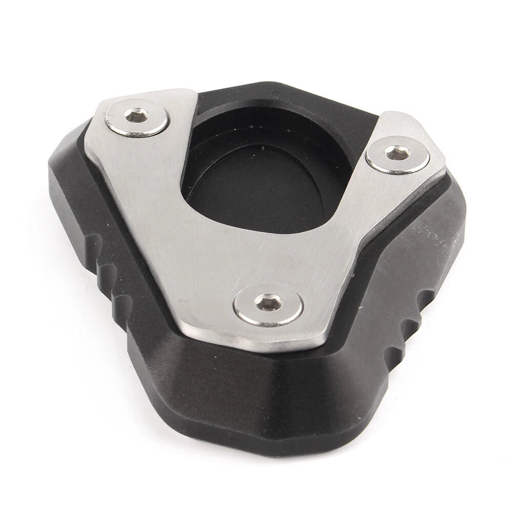 Kickstand Extension Plate Pad for Kawasaki Z650 2017-2018 Black